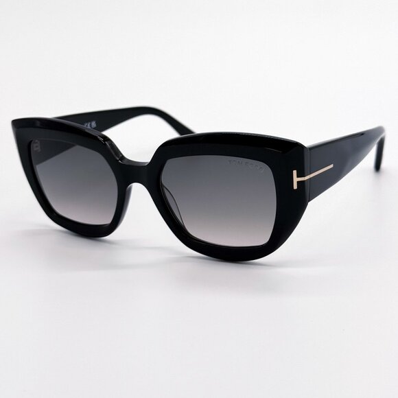 NEW TOM FORD SUNGLASSES SALTZMAN TF1192 01B WOMEN BLACK CAT EYE FT1192 01B main image 6